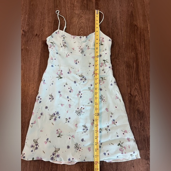 Aritzia Sunday Best Jackson Dress in Frosted Aquamarine/Lilac - Size Medium - Picture 9 of 12